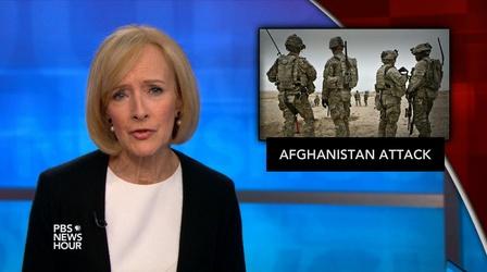 Video thumbnail: PBS NewsHour News Wrap: Afghan soldier turns gun on U.S. troops