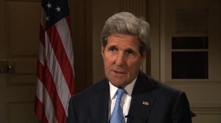 Video thumbnail: PBS NewsHour Kerry: Iran must disclose past nuclear military activities
