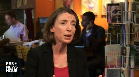 Video thumbnail: PBS NewsHour Emma Sky's rise in Iraq, in an all-male sea of military men