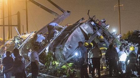 Video thumbnail: PBS NewsHour Philadelphia Mayor Nutter on derailed train rescue efforts