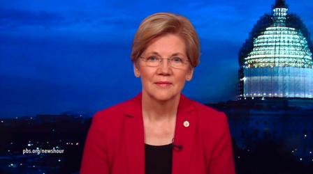 Video thumbnail: PBS NewsHour Sen. Warren: Obama should make trade deal details public