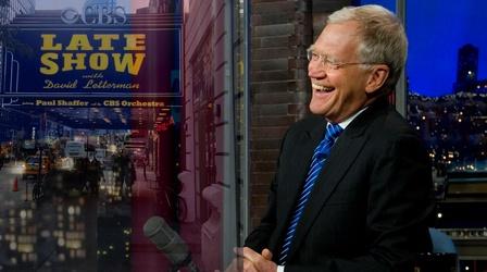 Video thumbnail: PBS NewsHour David Letterman says goodnight to late night