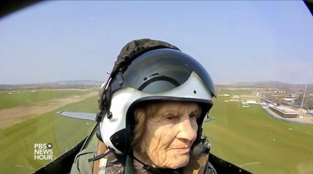 Video thumbnail: PBS NewsHour Female WWII pilot takes flight again