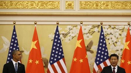 Video thumbnail: PBS NewsHour Opposite parties, same goal: change U.S.-China relations