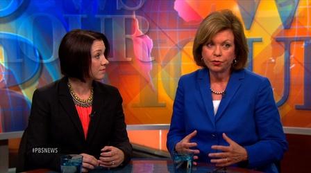 Video thumbnail: PBS NewsHour GOP candidates take different stances on national security