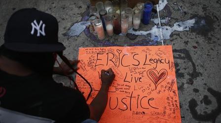 Video thumbnail: PBS NewsHour What really lead to the choking death of Eric Garner?