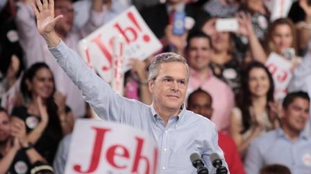 Video thumbnail: PBS NewsHour Jeb Bush joins presidential primary field