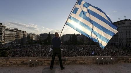 Video thumbnail: PBS NewsHour Awaiting debt deal, Greeks resist expected reforms