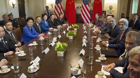 Video thumbnail: PBS NewsHour China, U.S. wrap up talks amid growing distrust
