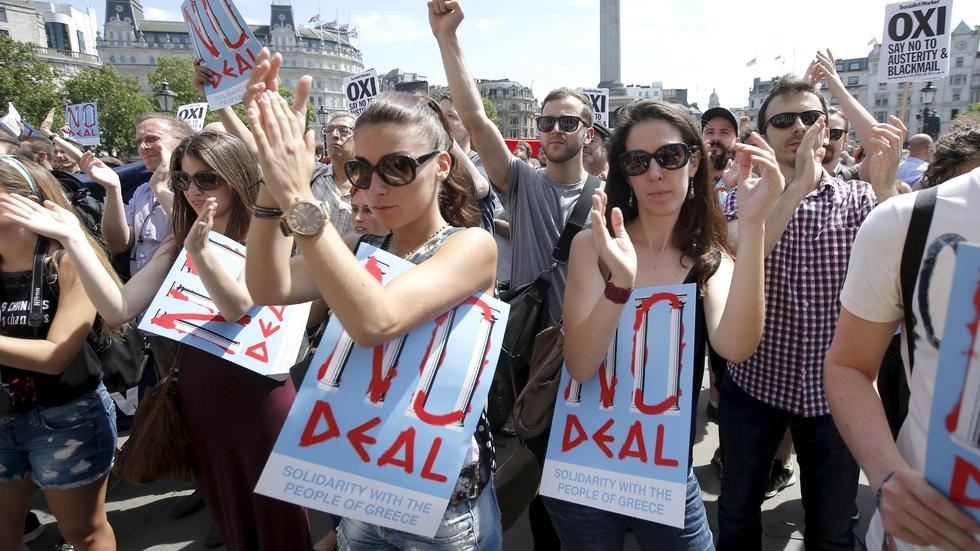 How is Greece likely to vote in austerity referendum? image