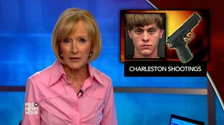 Video thumbnail: PBS NewsHour News Wrap: Dylann Roof gun background check missed arrest