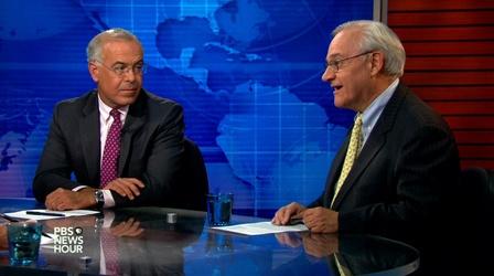 Video thumbnail: PBS NewsHour Brooks and Dionne on Trump’s anti-immigrant talk