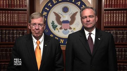 Video thumbnail: PBS NewsHour Senators discuss Iran deal first impressions, concerns