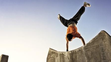 Video thumbnail: PBS NewsHour Running and leaping through life at full speed