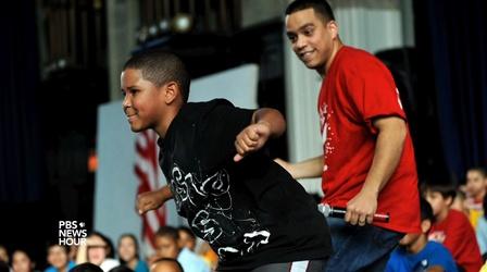 Video thumbnail: PBS NewsHour Free dance lessons teach NYC students to think on their feet