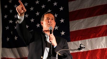 Video thumbnail: PBS NewsHour Rick Santorum on Iran's nuclear path, immigration economics