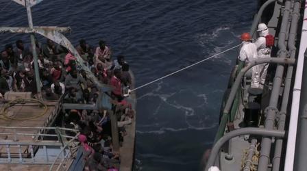 Video thumbnail: PBS NewsHour How Mediterranean fisherman are helping African migrants