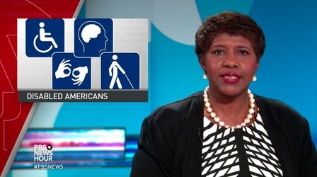 Video thumbnail: PBS NewsHour News Wrap: CDC finds 1 in 5 adults in U.S. has a disability