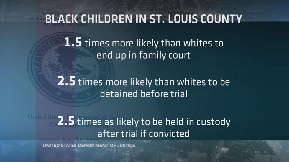 DOJ: St. Louis court discriminates against black children image