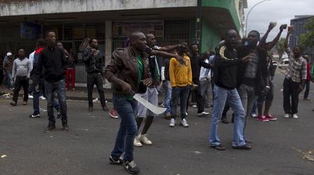Video thumbnail: PBS NewsHour Living in fear after attacks on migrants in South Africa