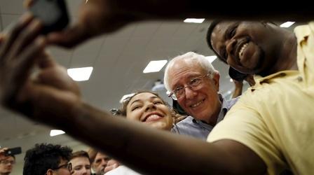 Video thumbnail: PBS NewsHour Sanders scores first lead over Clinton in New Hampshire