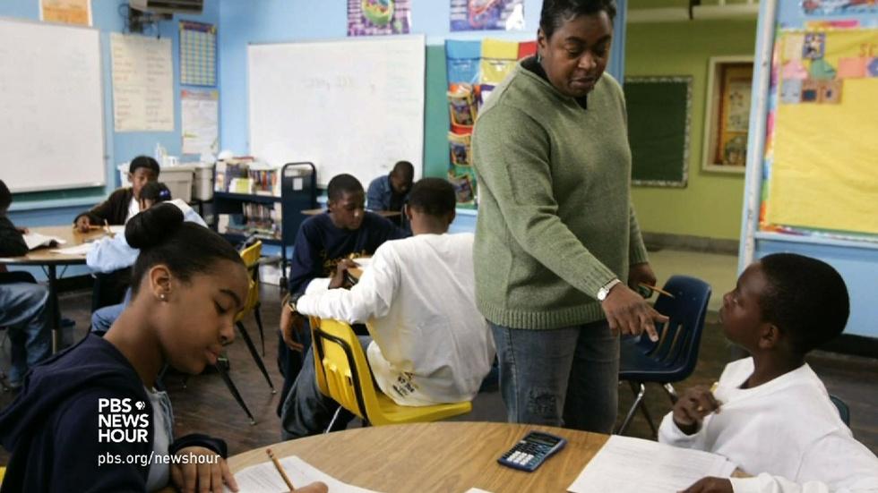 George W. Bush honors New Orleans educators image