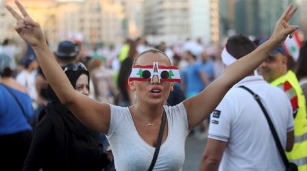 Video thumbnail: PBS NewsHour Lebanese say #YouStink to government's garbage crisis