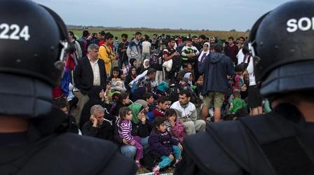 Video thumbnail: PBS NewsHour How are different countries reacting to the migrant crisis?