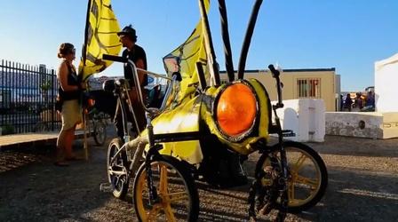 Video thumbnail: PBS NewsHour In Austin Bike Zoo, puppets meet cyclists