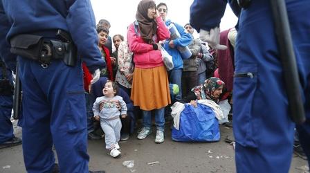 Video thumbnail: PBS NewsHour What life in transit looks like for refugees in Europe