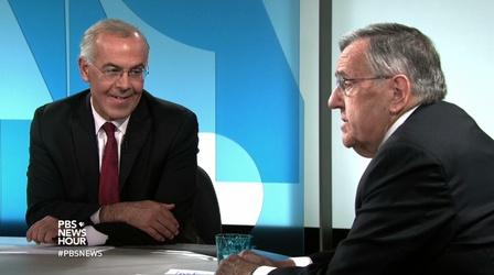 Video thumbnail: PBS NewsHour Shields and Brooks on U.S. reaching out to refugees