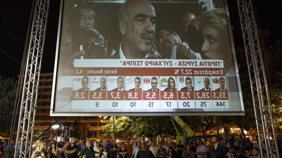 Polls close in Greece election, but more instability likely image