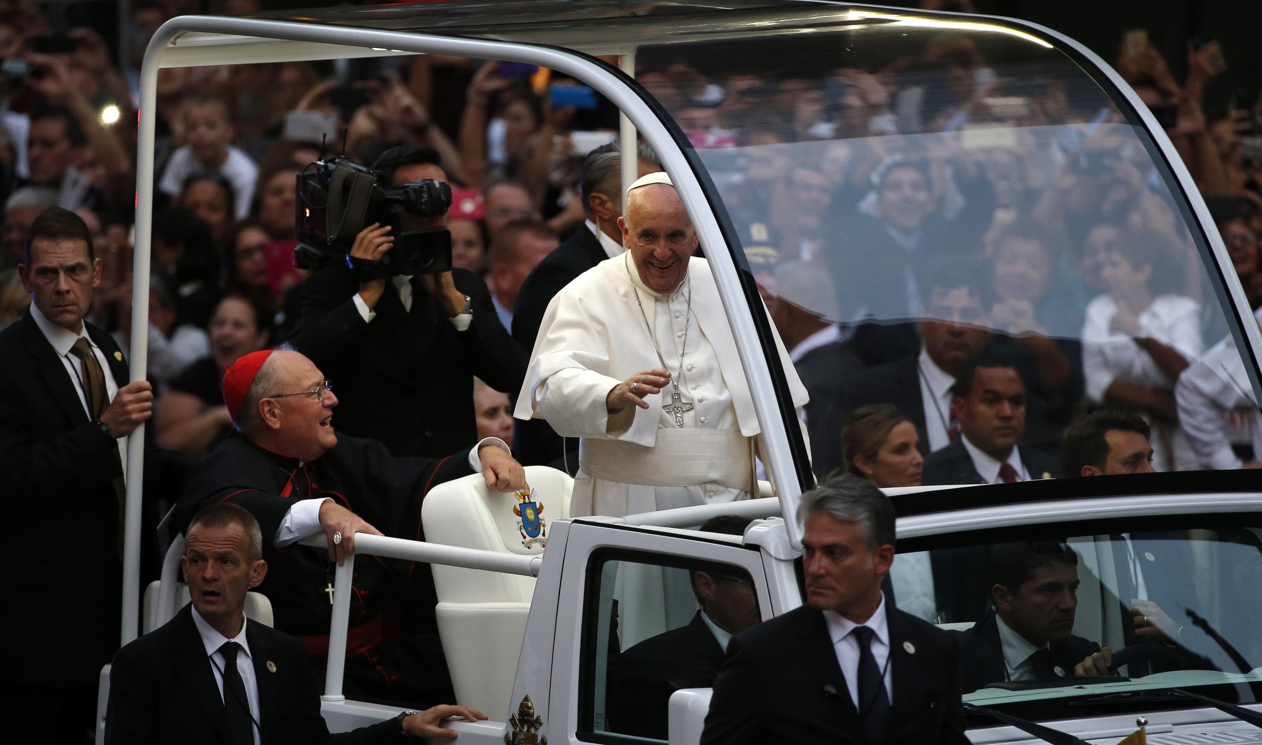 NYC lines up for Francis, the pope who shut down 5th Avenue