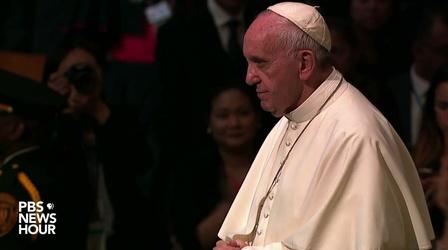 Video thumbnail: PBS NewsHour Watch Pope Francis' full address to the UN General Assembly