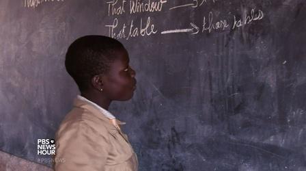 Video thumbnail: PBS NewsHour Striving for girls’ education in the birthplace of Voodoo