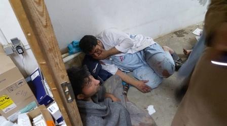 Video thumbnail: PBS NewsHour Victims of Afghan hospital bombing describe experience