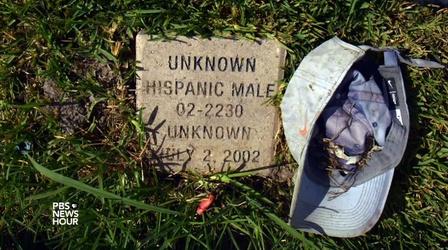 Video thumbnail: PBS NewsHour Why it's hard to find the missing among unidentified dead