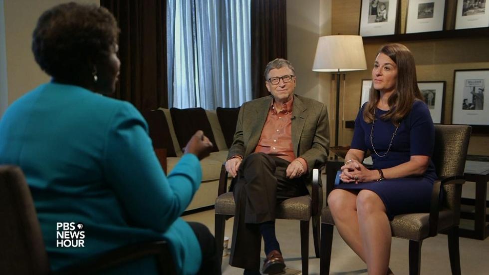 Bill and Melinda Gates on political debate over Common Core image