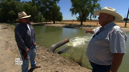 Video thumbnail: PBS NewsHour As drought-desperate California sinks, risk of flood rises