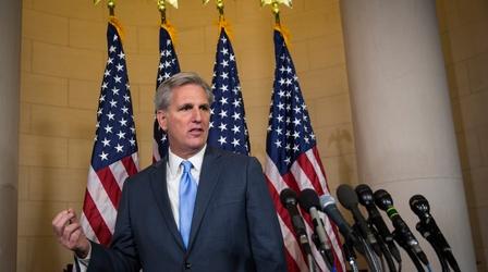 Video thumbnail: PBS NewsHour McCarthy stepping back, who can step up to lead the House?