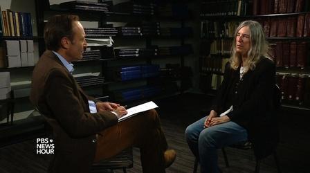 Video thumbnail: PBS NewsHour In ‘M Train,’ Patti Smith journeys to where art comes from