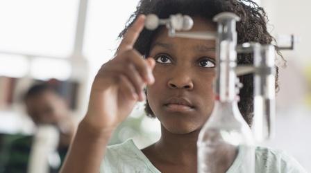 Video thumbnail: PBS NewsHour Why are we still raising girls to avoid science?