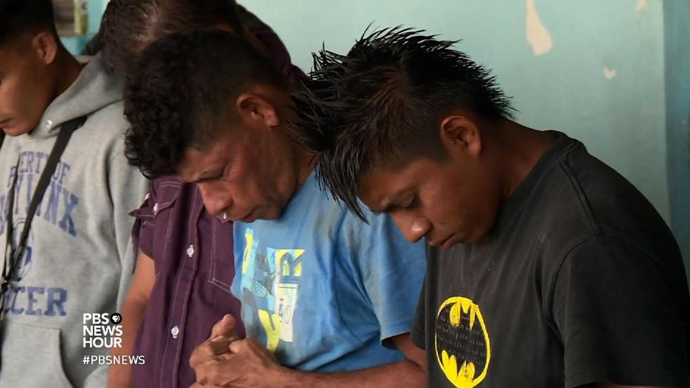 A shelter for Central American migrants on a perilous path image