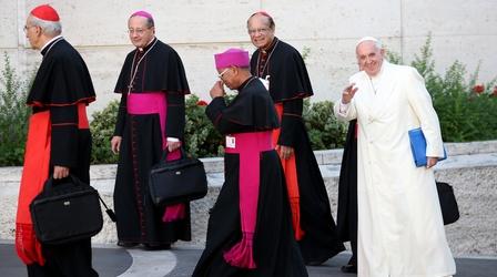 Video thumbnail: PBS NewsHour Bishops endorse Pope Francis' call for more merciful church