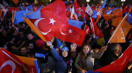 Video thumbnail: PBS NewsHour How did Turkey's ruling party pull ahead in the elections?