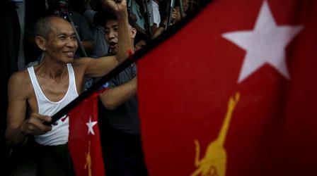Video thumbnail: PBS NewsHour Millions vote in Myanmar's historic election