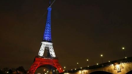 Video thumbnail: PBS NewsHour In a time of darkness, world stands with the City of Light