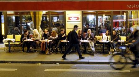 Video thumbnail: PBS NewsHour Parisians fight terror with a simple act: returning to cafes