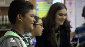 Video thumbnail: PBS NewsHour For young newcomers, a stepping stone to life in America