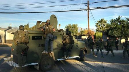 Video thumbnail: PBS NewsHour San Bernardino attack suspects killed in police shootout